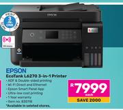 Epson EcoTank L6270 3-In-1 Printer