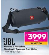 JBL Xtreme 2 Portable Bluetooth Speaker (Gun Metal)