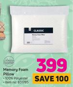 Always Home Memory Foam Pillow