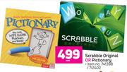 Scrabble Original Or Pictionary-Each