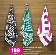 Tropical Beach Towels Assorted-Each