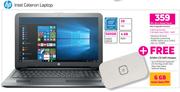 HP 39cm Intel Celeron Laptop-On MyGig 3 Top Up