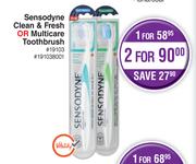Sensodyne Clean & Fresh Or Multicare Toothbrush-For 2