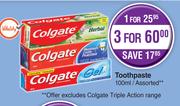Colgate Toothpaste Assorted-F100ml 