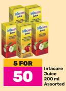Infacare Juice Assorted-For 5 x 200ml