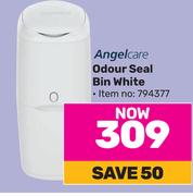 Angelcare Odour Seal Bin White