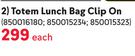 Totem Lunch Bag Clip On-Each
