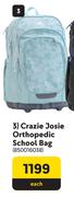 Totem Crazie Josie Orthopedic School Bag