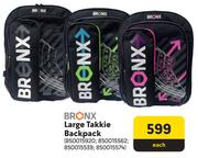 Bronx Large Takkie Backpack-Each