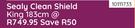 Sealy Clean Shield King 183cm 10111733