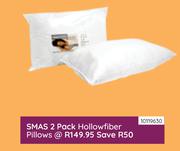 SMAS 2 Pack Hollowfiber Pillows 10119630