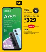 Oppo A78 5G Enabled LTE-On MTN Mega Gigs XS