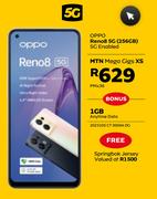 Oppo Reno 8 5G 256GB Enabled-On MTN Mega Gigs XS