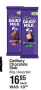 Cadbury Chocolate Slab Assorted-80g