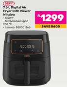 Defy 7.6L Digital Air Fryer With Viewer Window