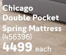 Chicago Double Pocket Spring Mattress-Each