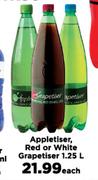 Appletiser, Red Or White Grapetiser-1.25L Each
