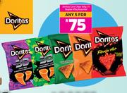 Doritos Corn Chips 145g Or Bugles 100g Assorted-For Any 5
