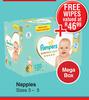 Pampers Premum Care Nappies Mega Box Sizes 3-5-Per Pack
