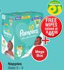 Pampers Ultra Skin Comfort Nappies Mega Box Sizes 3-5-Per Pack