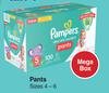 Pampers Ultra Skin Comfort Pants Mega Box Sizes 4-6-Per Pack