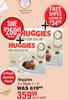 Huggies Extra Care Nappies 2 x Sizes 1-2-Per 2 Pack