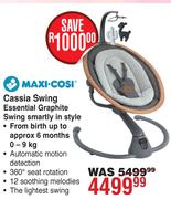 Maxi Cosi Cassia Swing Essential Graphite Swing Smartly In Style