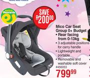 Baby Things Mico Car Seat Group 0+ Budget 