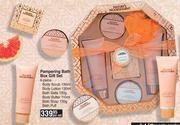 Nature Nourishment Sweet Mandarin & Grapefruit Pampering Bath Box Gift Set (6 Piece)-Per Set