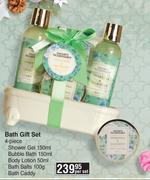 Nature Nourishment Sweet Pea & Sagemint Bath Gift Set (4 Piece)-Per Set