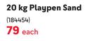 Playpen Sand-20Kg Each
