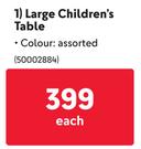 Large Children's Table-Each