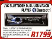 JVC Bluetooth Dual USB MP3 Player