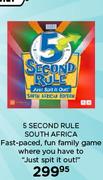 5 Seconds Rule South Africa