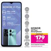 Honor X5 Plus Smartphone-On Red Flexi 150