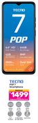 Tecno Pop 7 Smartphone-Each