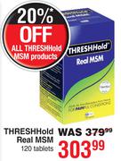 ThreshHold Real MSM 120 Tablets