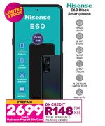 Hisense E60 Black Smartphone-Each
