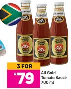 All Gold Tomato Sauce-For 3 x 700ml