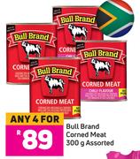 Bull Brand Corned Meat 300 g Assorted- For Any 4