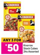 Knorrox Stock Cubes 24s Assorted- For Any 3