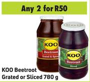 Koo Beetroot Grated Or Sliced-For Any 2 x 780g