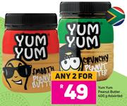 Yum Yum Peanut Butter Assorted- For Any 2 x 400g