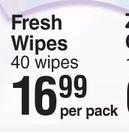 Baby Things Fresh Wipes 40 Wipes-Per Pack