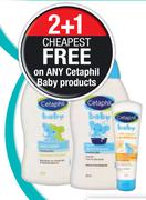 Cetaphil Baby Daily Lotion Or Gentle Wash & Shampoo-300ml Each