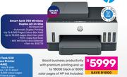 HP Smart Tank 750 Wireless Duplex All In One Printert