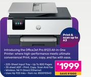 HP Officejet Pro 8123 All In One Printer