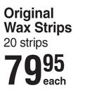 Mandy's Original Wax Strips-20 Strips Each