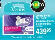 Venus Swirl Flexiball Women's Razor Blade Refills