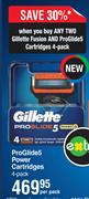 Gillette Proglide5 Power Cartridges-4's Per Pack